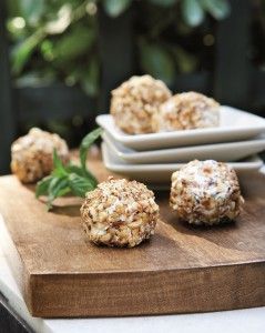 Delicious grape cheese balls