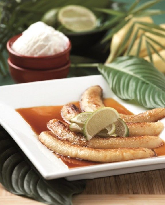 bananes flambe