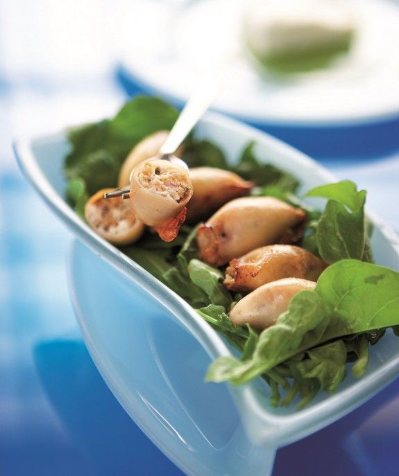 kalamaria gemista me feta