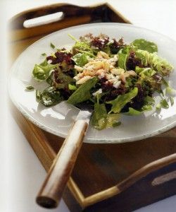 prasini salata me kavouropsixa