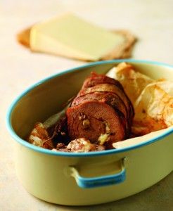 mosxaraki rolo gemisto  me kefalograviera