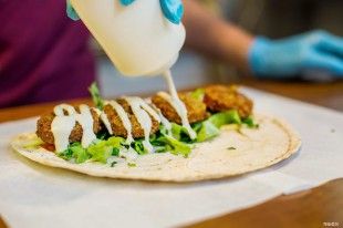 SLIDER ANOIGMA not just falafel