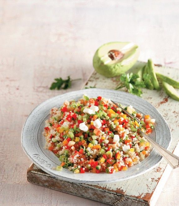 aromatiko tampoule me kinoa k piperies