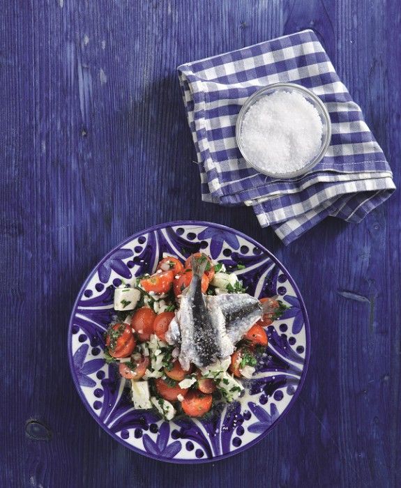 sardelosalata me aromatika & feta