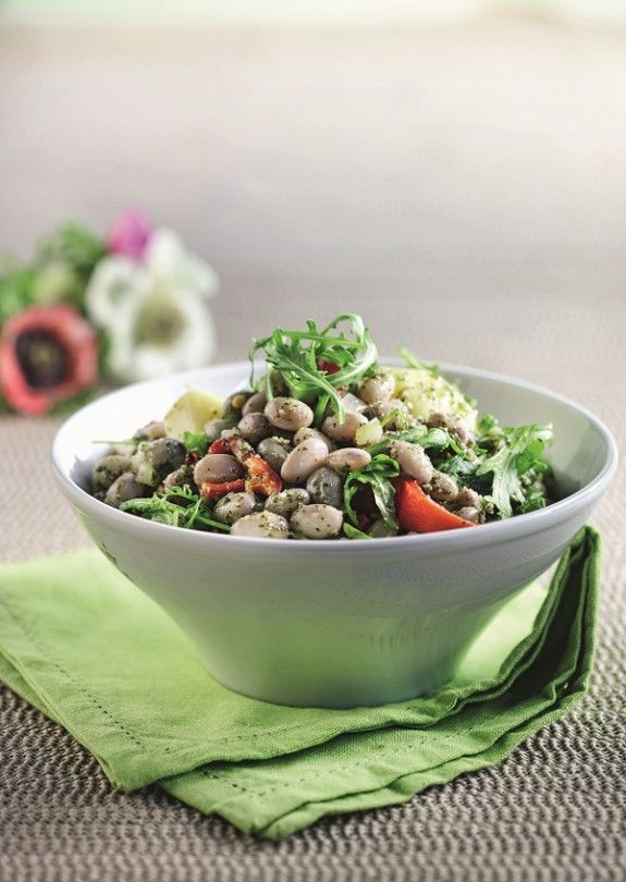 salata me fasolia xantres