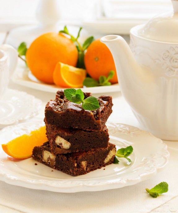 brownies me portokali