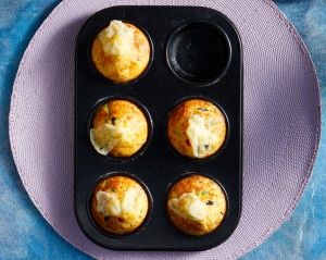 Savory cheesy – veggie muffins