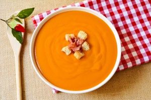 Cold tomato soup