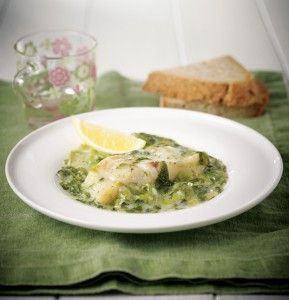 Cod with endives fricassee