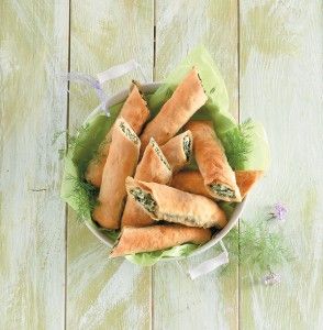 Mini fennel rolls with homemade phyllo