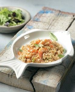 Shrimp orzo