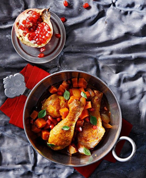 kotopoulo me glykopatates kai rodi