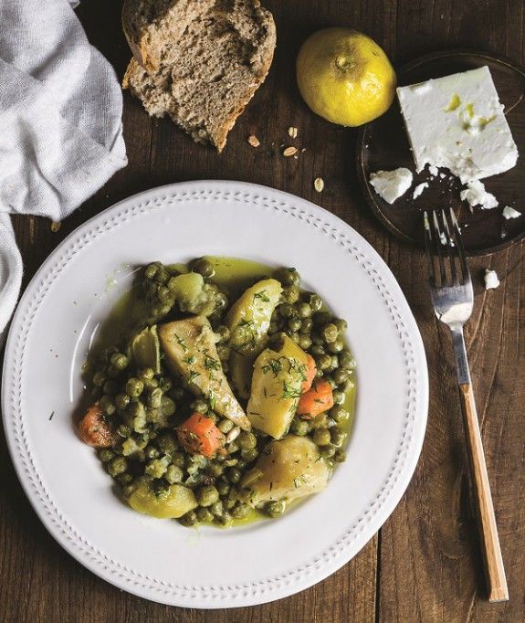 Σελινόριζα με Αρακά Ασπρογιαχνί (1)