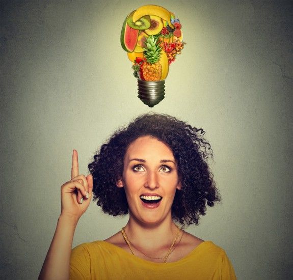 Eating healthy idea and diet tips concept