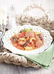 Sausage and pepper stew (spetzofai)