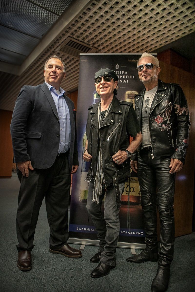 Ελληνική Ζυθοποιία Ατάλαντης_Ο Γ. Κανακάρης με τον K. Meine και τον R. Schenker