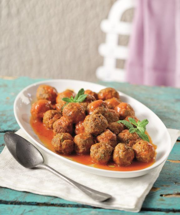 KEFTEDAKIA ME SALTSA-MIKRI