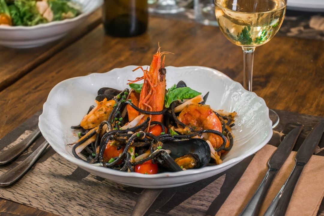 γαρίδες και θαλασσινά