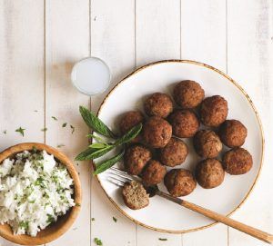 Juicy meatballs