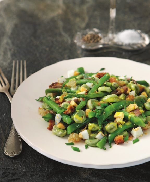 salata me freska koukia