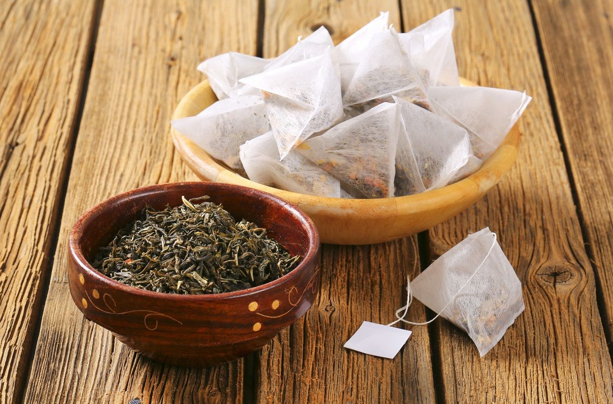 Jasmine Green Tea in pyramid tea bags