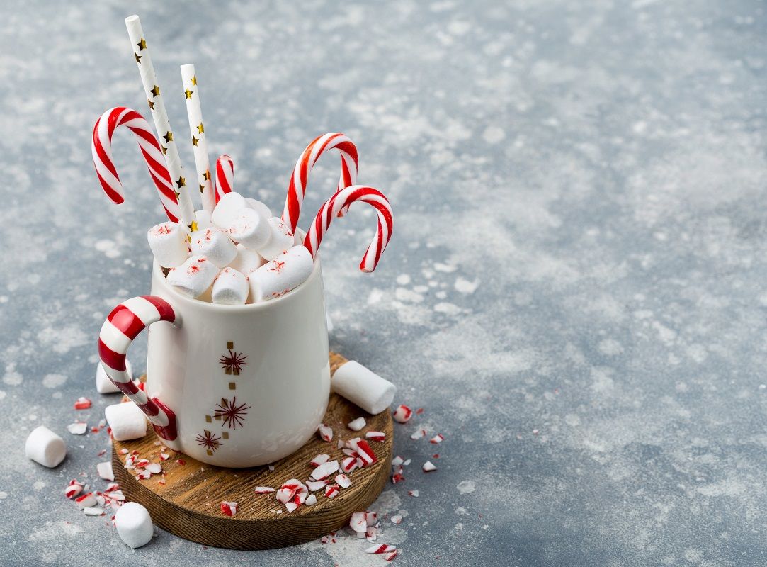 Mug with marshmellows