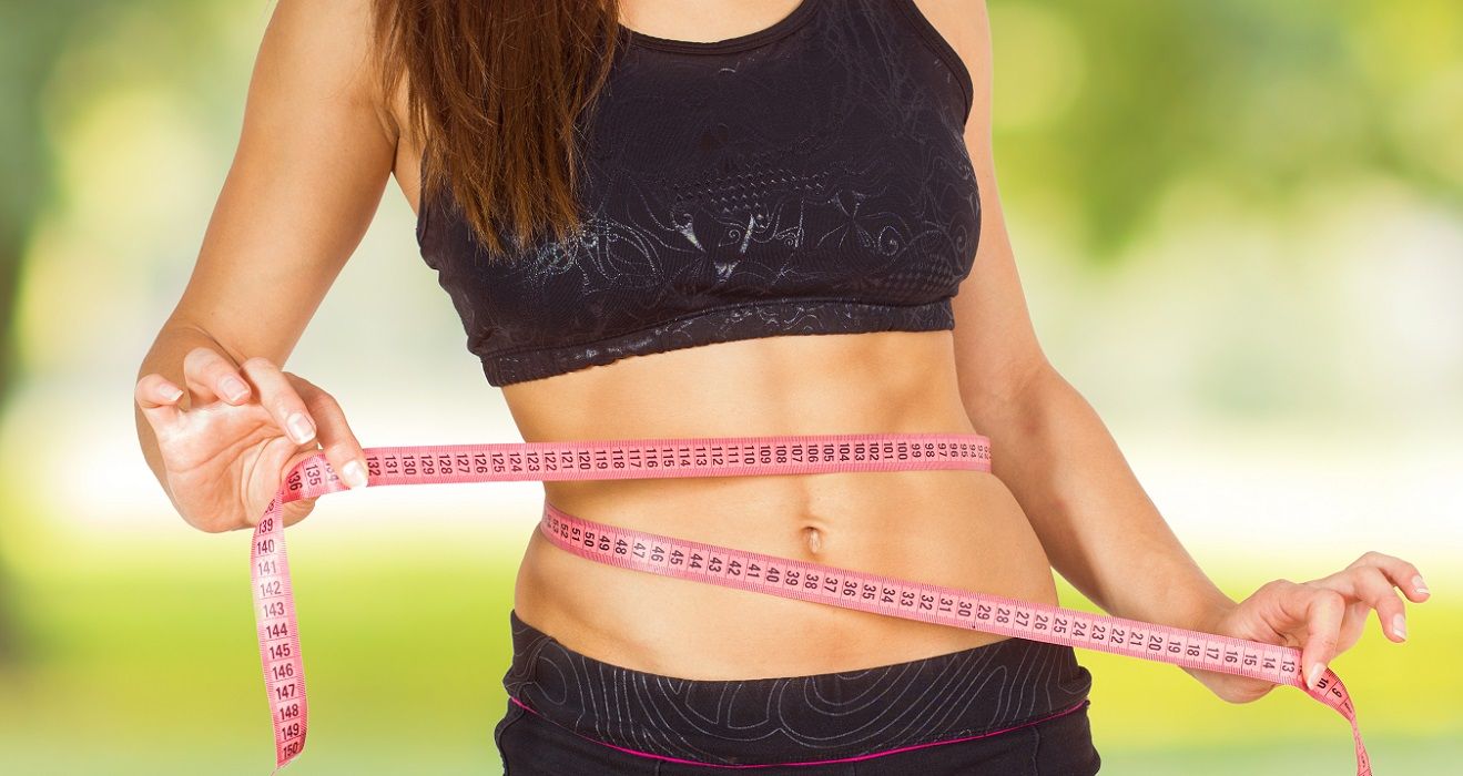 Measuring Perfect Slim Healthy Fitness Waist