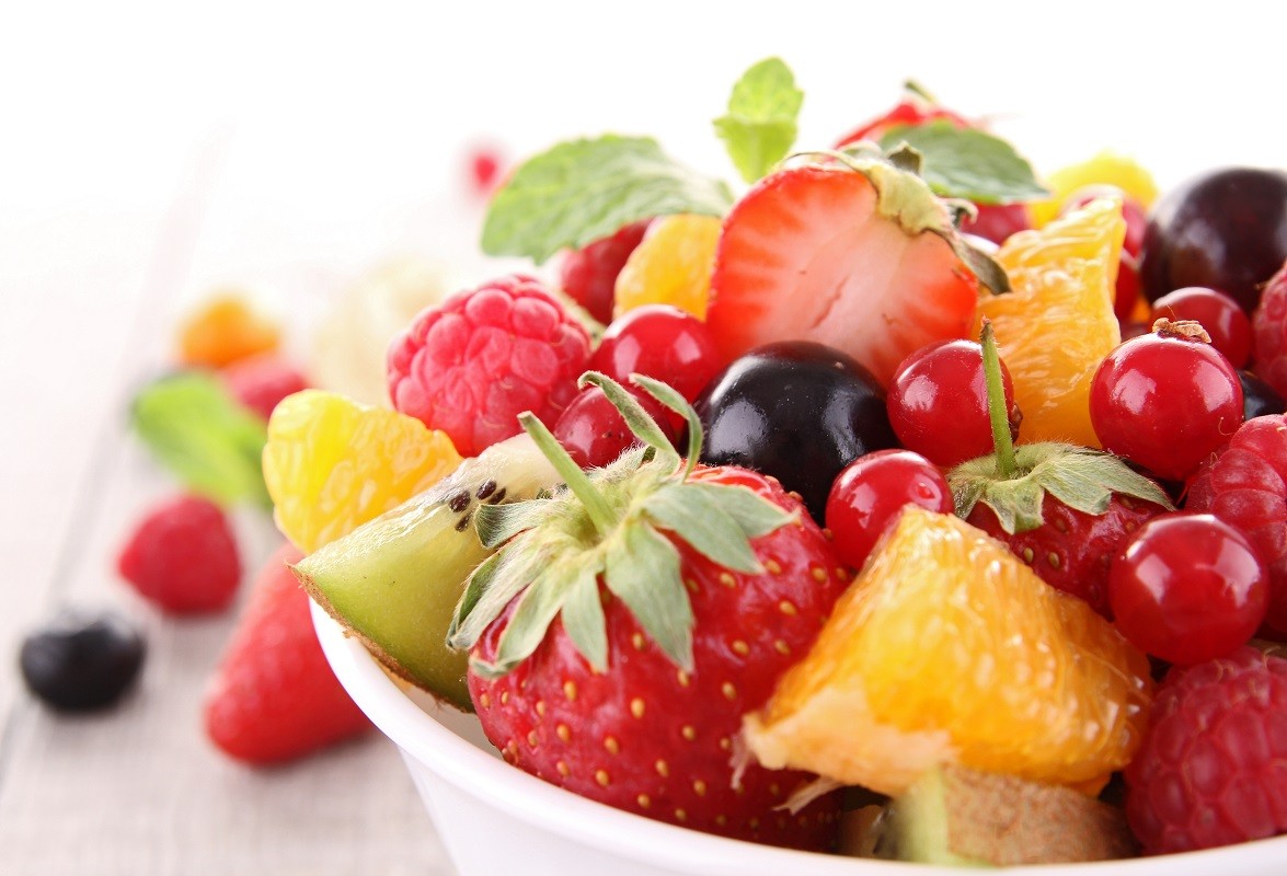 13314331 – isolated fruit salad