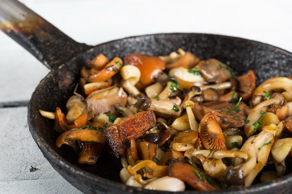 Sauteed wild mushrooms