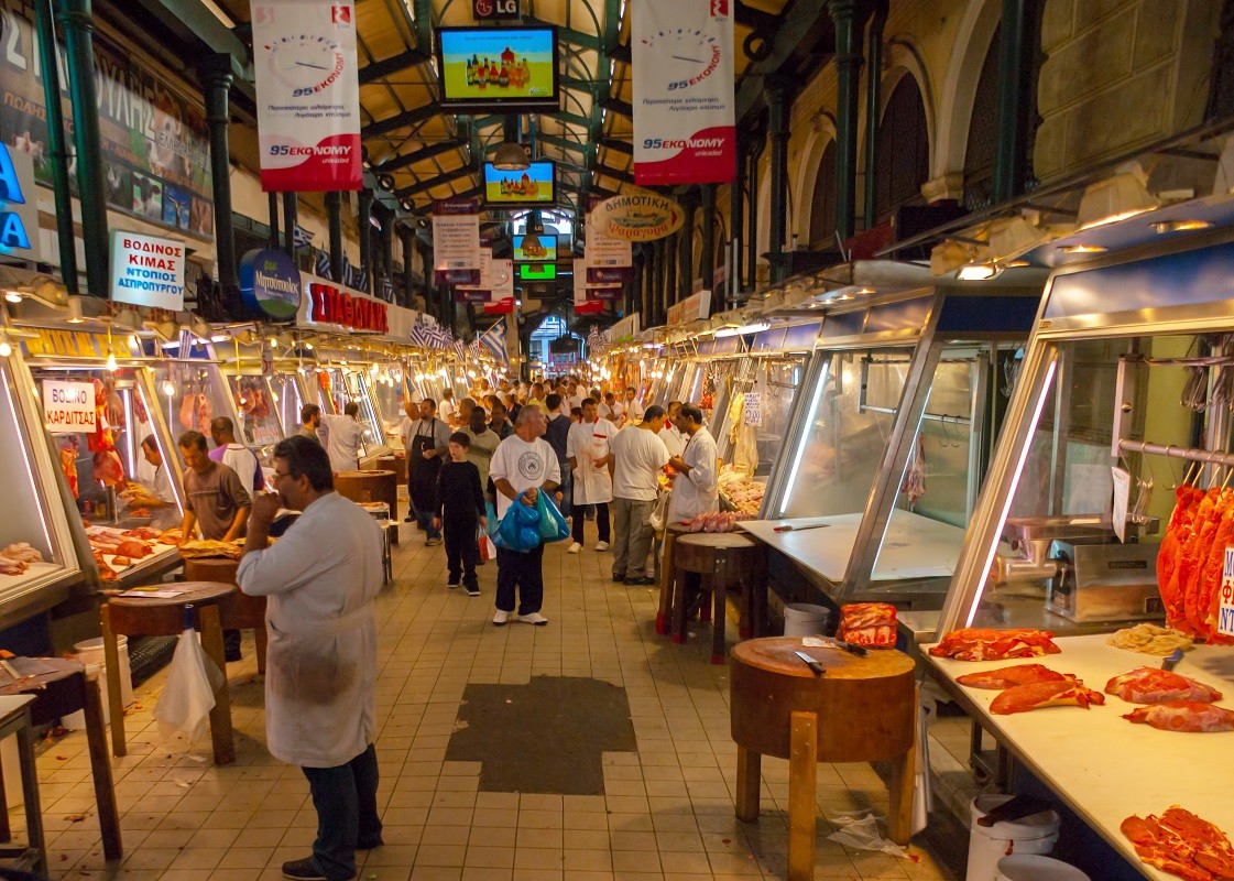 The butchery in central marker