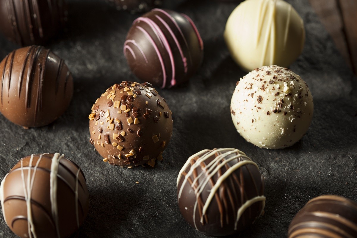 Fancy Dark Chocolate Truffles