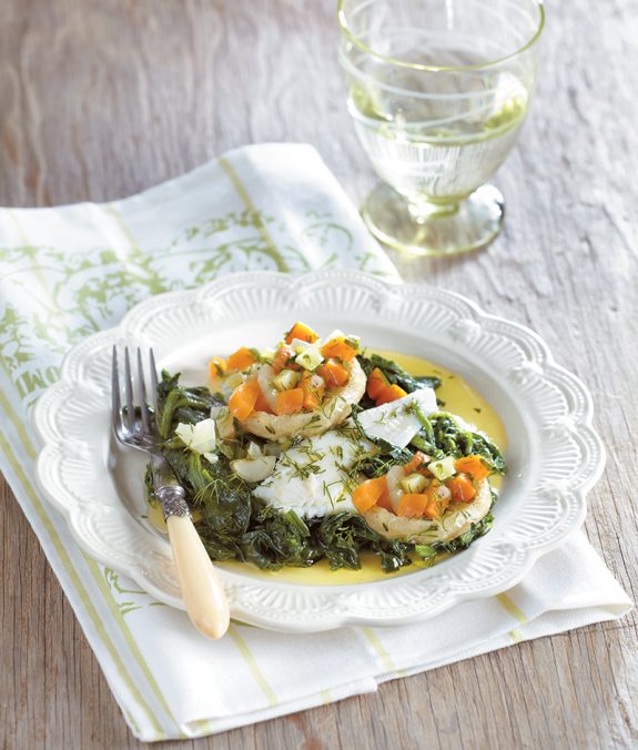 psari-glossa-me-spanaki-k-agginares