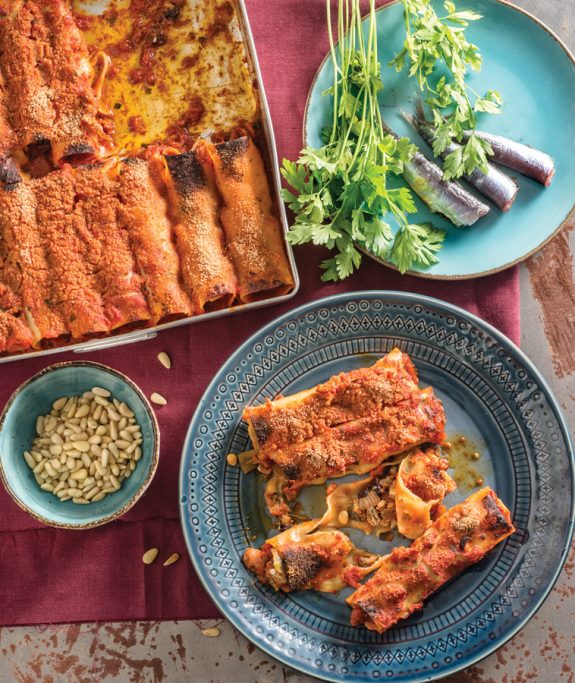 kanelonia-me-sardela