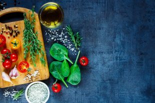 Fresh vegetables ingredients