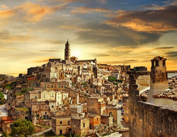 20340342 – matera – ancient cave  city, italy basilicata