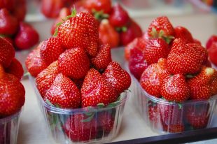 Strawberry at market