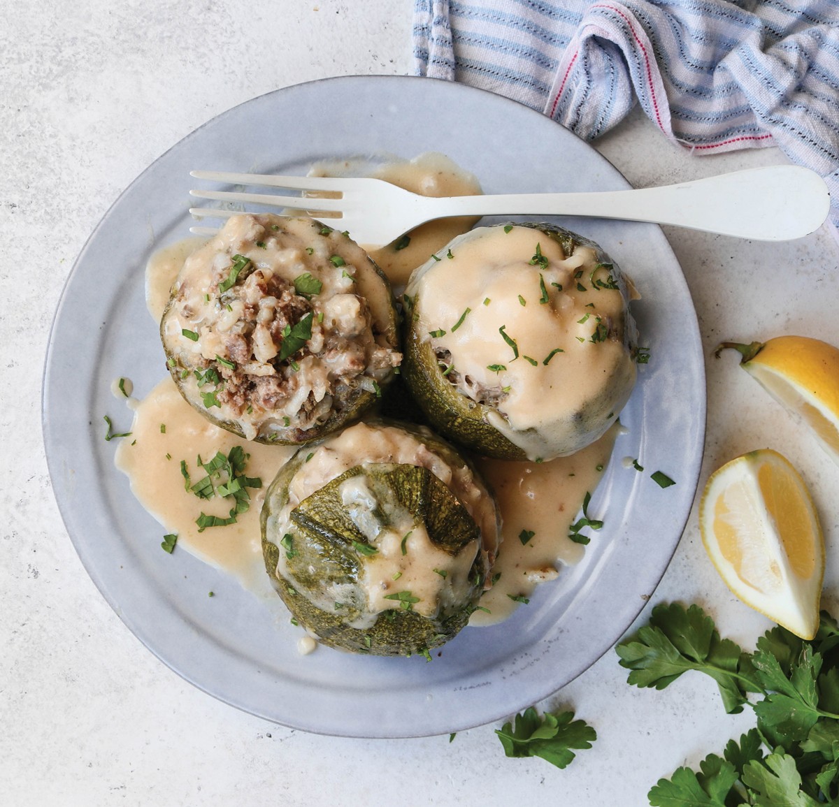 Kolokithakia-gemista-avgolemono