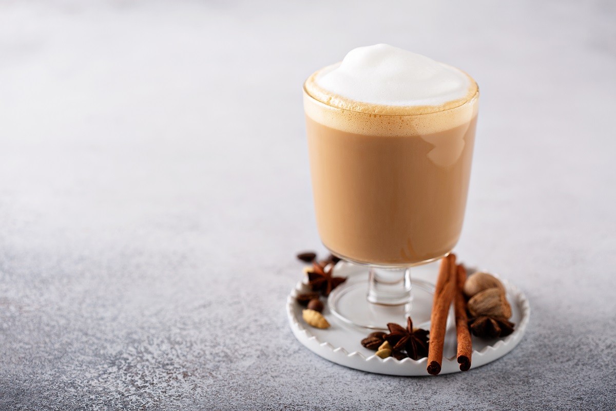 Spiced chai latte