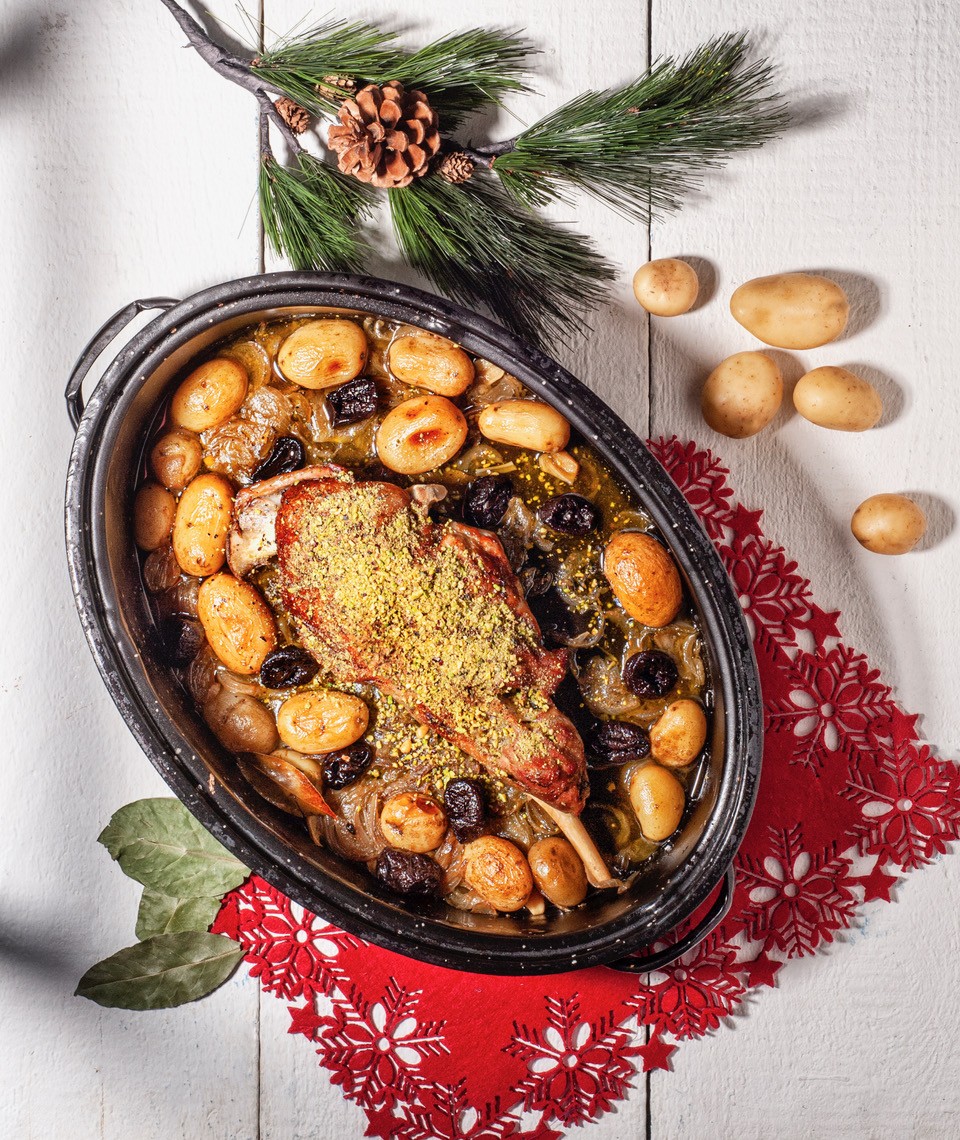 arni mpouti patates damaskina