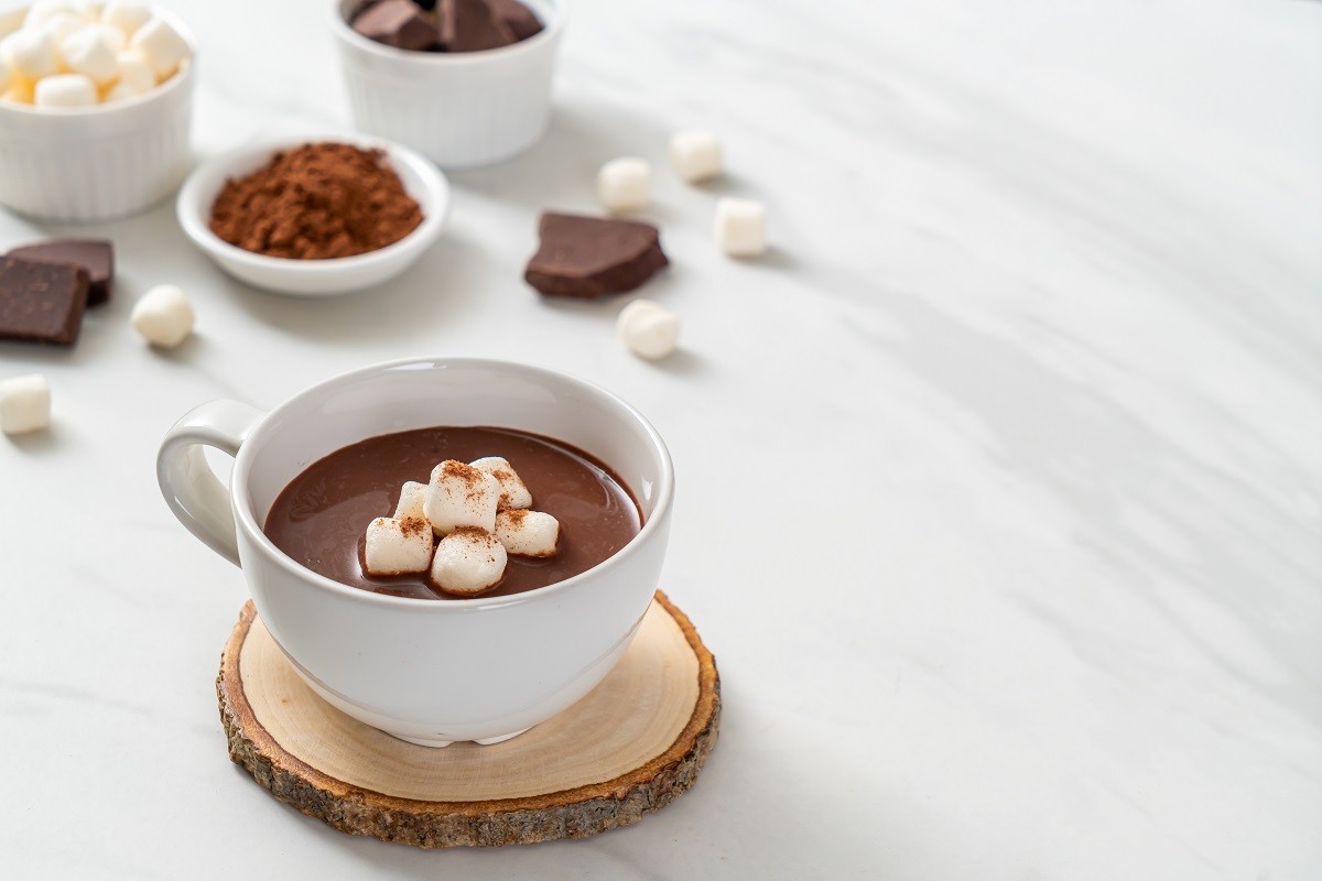 hot chocolate with marshmallows
