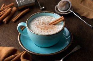 Turkish traditional hot drink salep