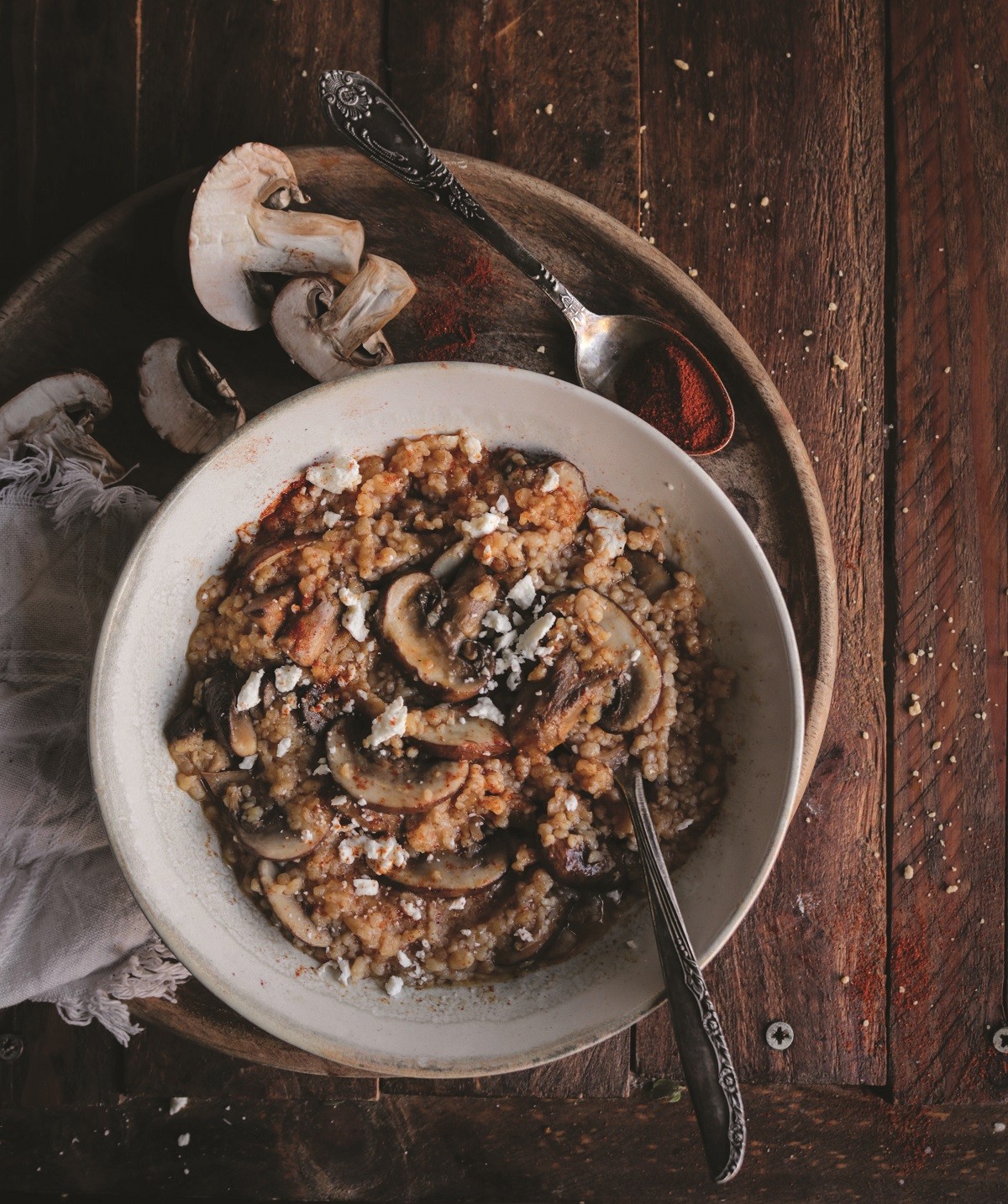 traxanas me paprika kai manitaria mikri