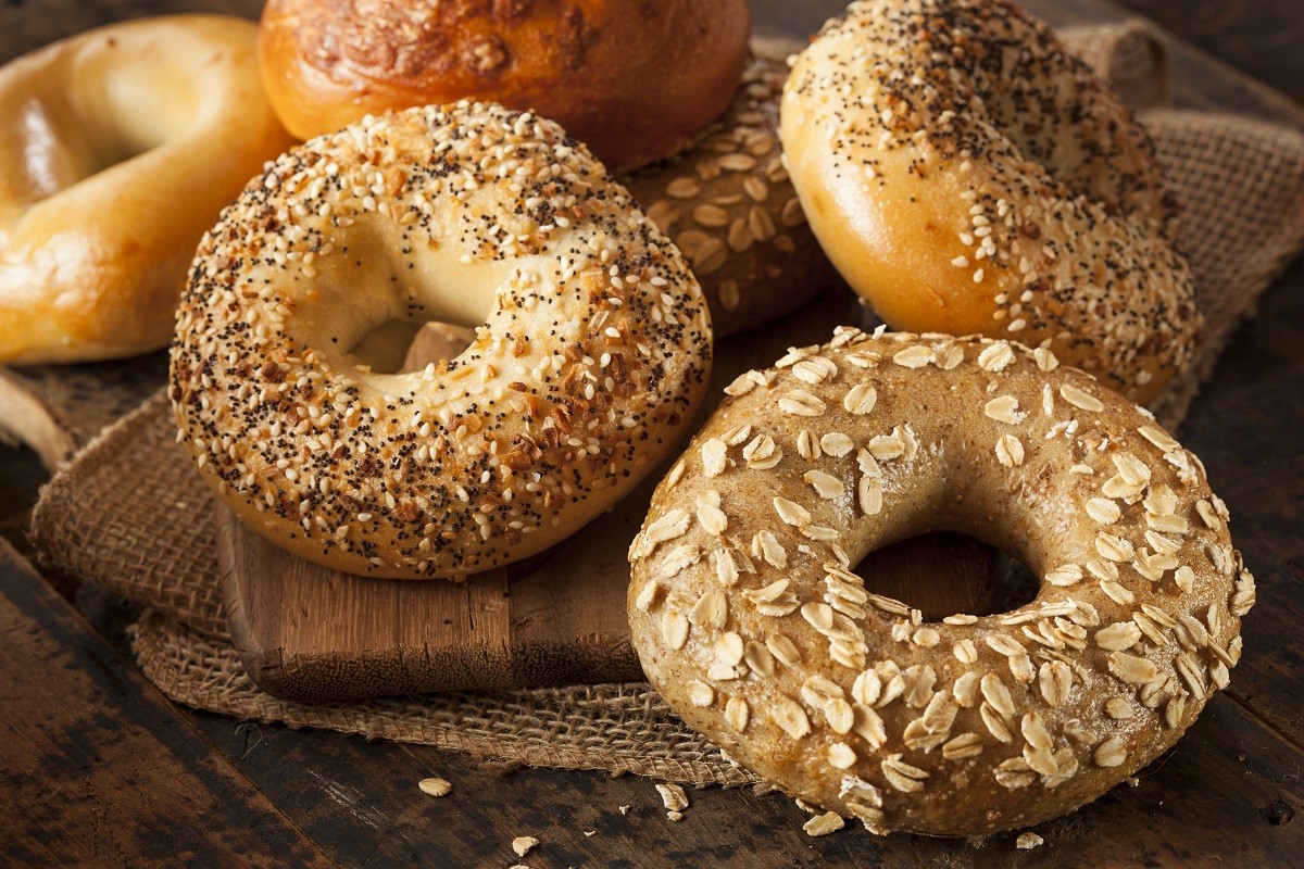 Healthy Organic Whole Grain Bagel