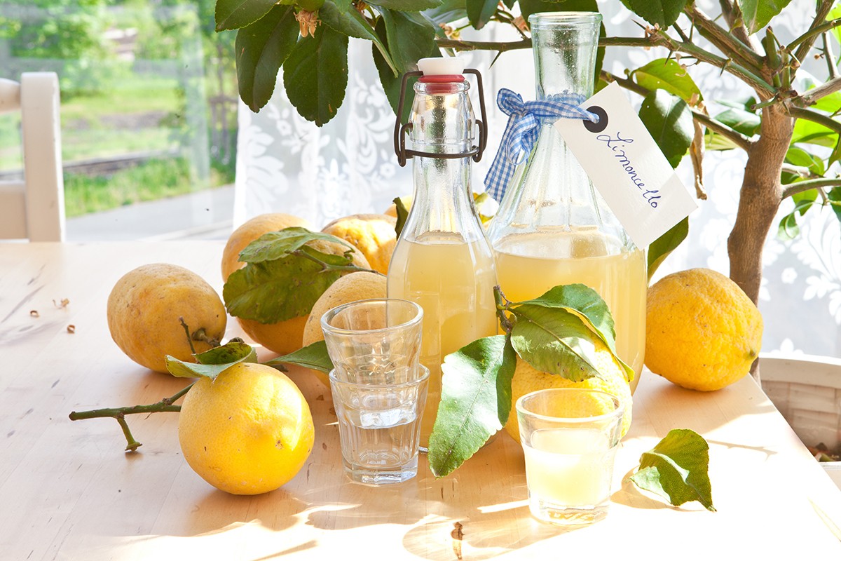 Homemade Limoncello