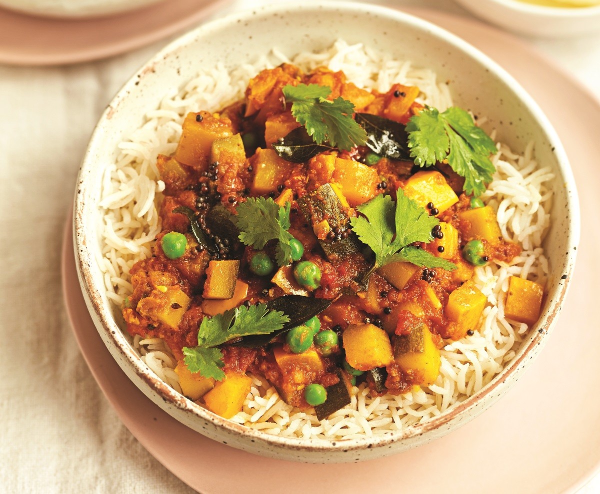 summer courgette curry