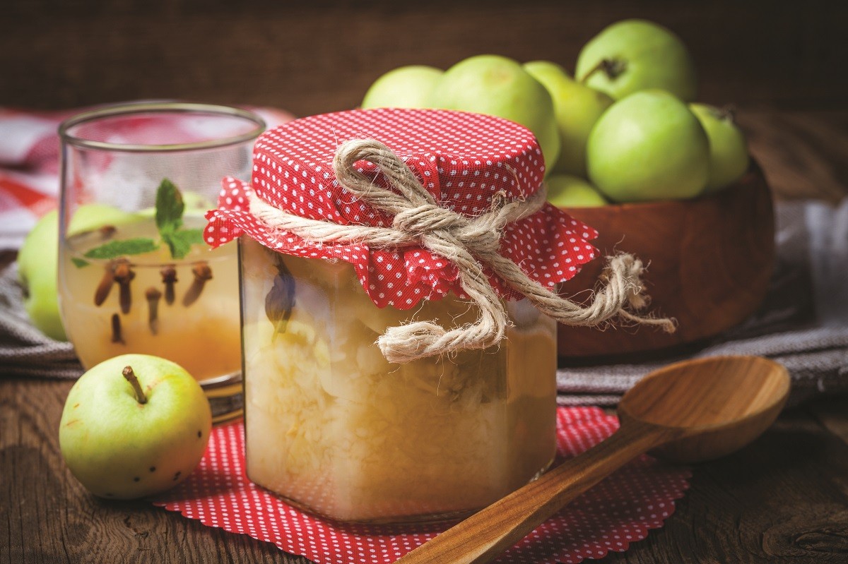 Fresh boiled compote.