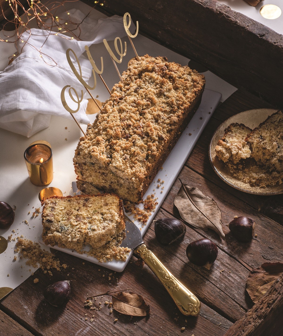 cake kastana bluecheese