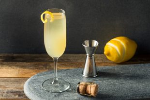 Boozy Refreshing French 75 Cocktail