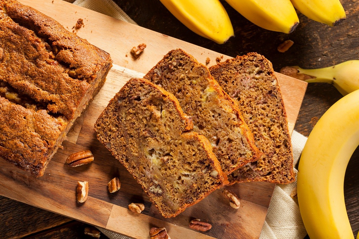 Homemade Banana Nut Bread