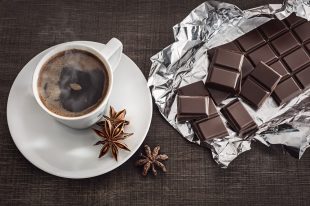 Coffee with anise and chocolate